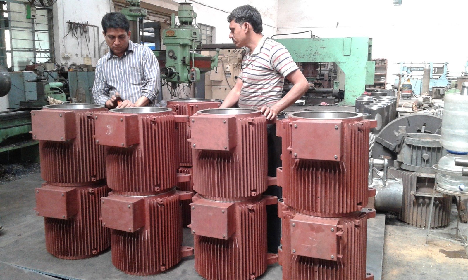 4.5 / 25 kW Fabricated Railway Alternator Frame